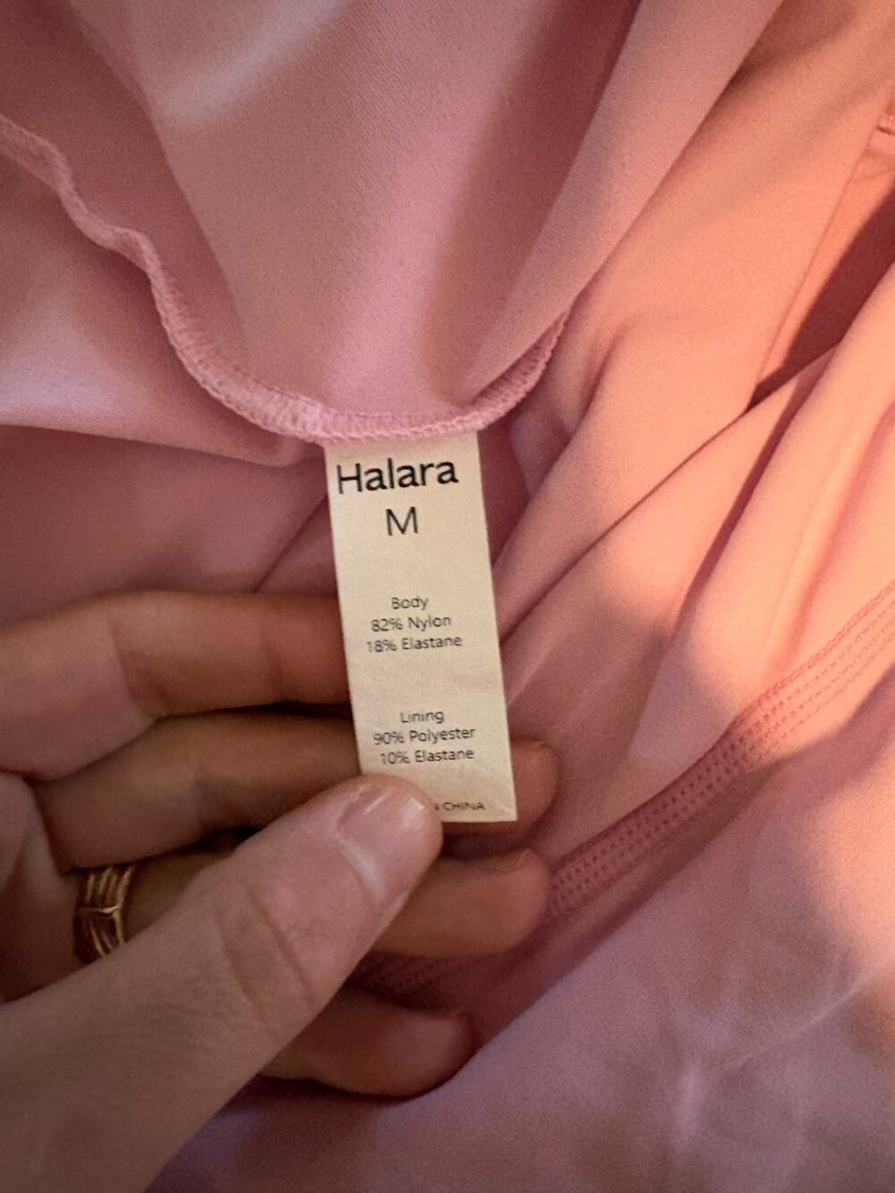 Halara Pink Easy Peezy Active Dress – Size Medium - Picture 5 of 5